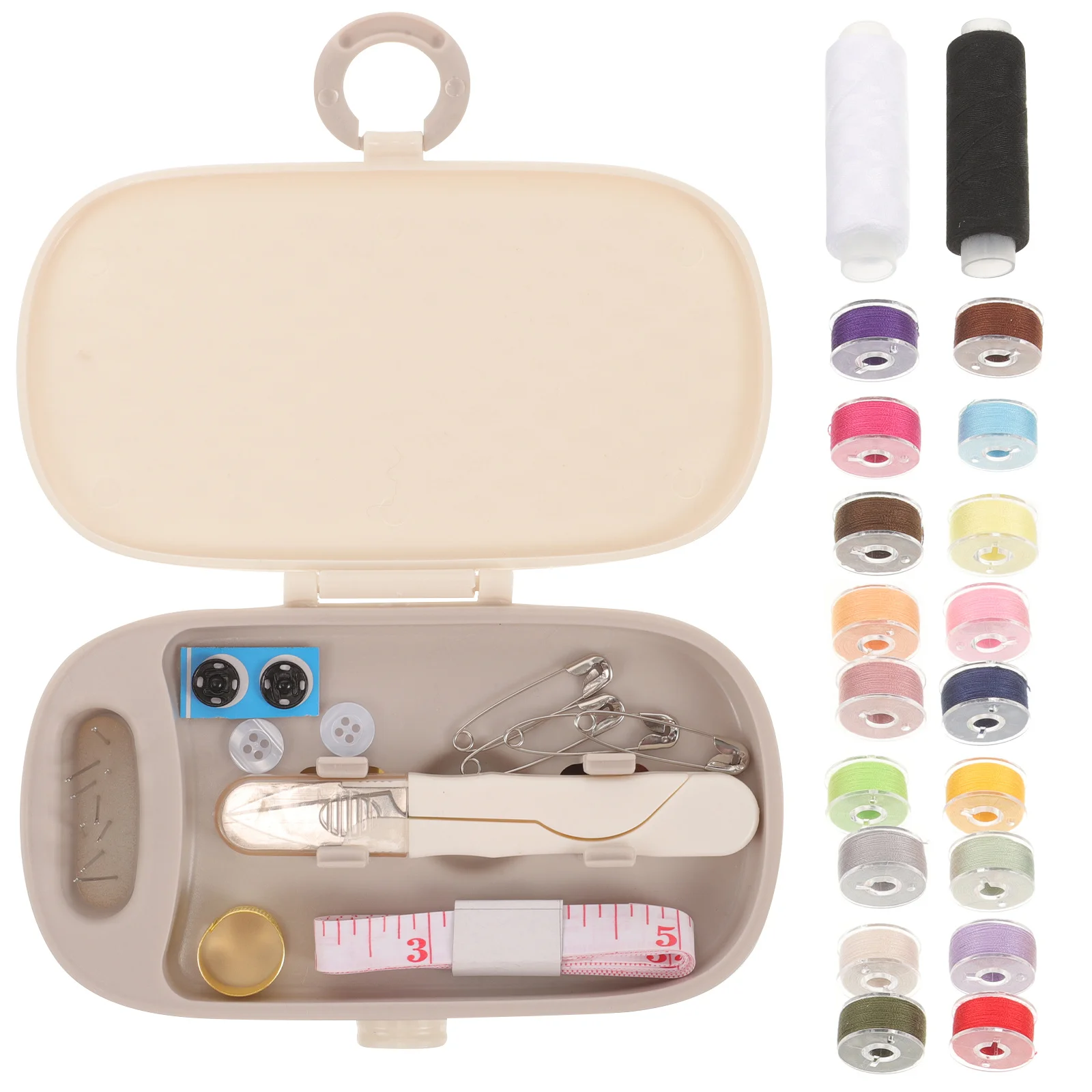 1 set Sewing Thread Kit Needle Thread Box Compartment Storage For Threads Needles Tools Portable Sewing Kit Durable Plastic
1 set Sewing Thread Kit Needle Thread Box Compartment Storage For Threads Needles Tools Portable Sewing Kit Durable Plastic