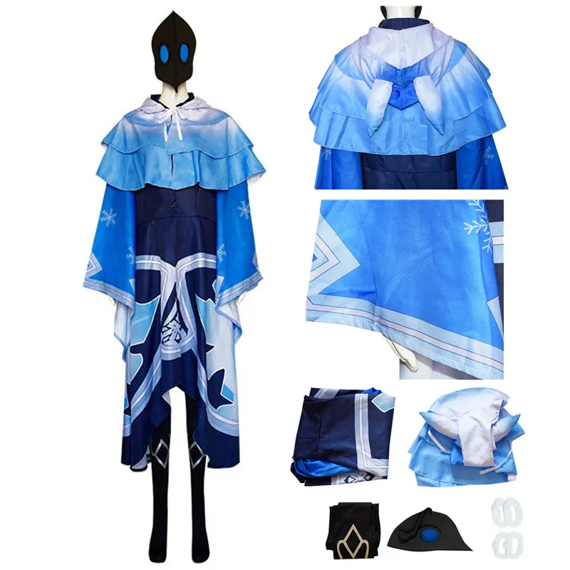 Game Genshin Impact Abyssal Mage Cosplay Costume Halloween Dress Performance Outfit Shawl Socks Mask Leg Rings
Game Genshin Impact Abyssal Mage Cosplay Costume Halloween Dress Performance Outfit Shawl Socks Mask Leg Rings