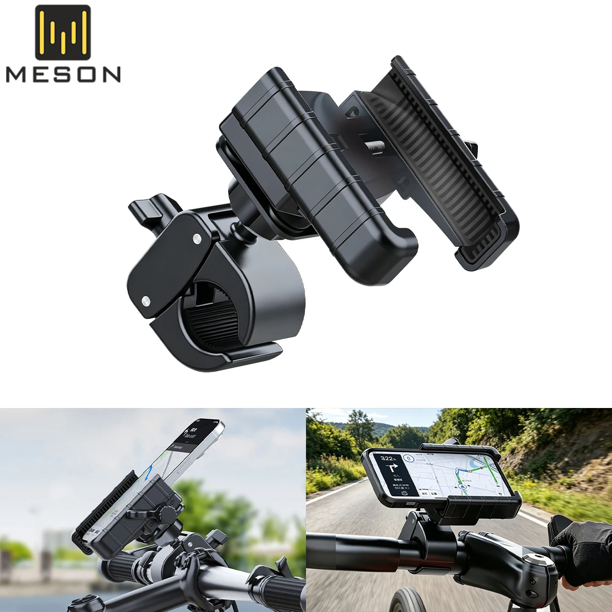 Universal Motorcycle Phone Holder Handlebar Mobile Phone Mount Clip GPS Support Shockproof Bracket for 4.7"-7.2" Phone
Universal Motorcycle Phone Holder Handlebar Mobile Phone Mount Clip GPS Support Shockproof Bracket for 4.7"-7.2" Phone
