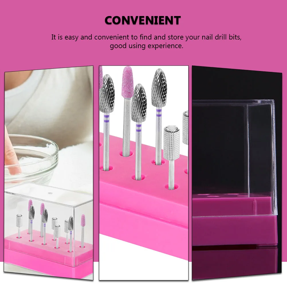 Plastic Nail Drill Bits Box Manicure Grinding Heads ganizer Storage Case Polishing Tools Accessory Display Holder Nail Art
Plastic Nail Drill Bits Box Manicure Grinding Heads ganizer Storage Case Polishing Tools Accessory Display Holder Nail Art