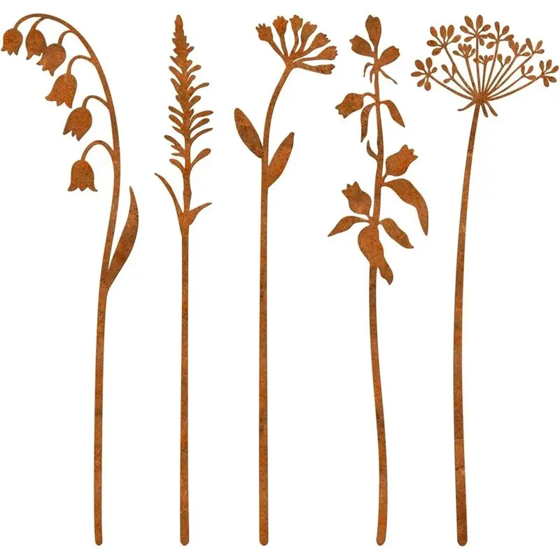 A93E-1Set/5Pcs Outdoor Decoration Garden Stakes With Metal Flowers, Flower Bed Decoration Plant Wooden Stakes, Lawns
A93E-1Set/5Pcs Outdoor Decoration Garden Stakes With Metal Flowers, Flower Bed Decoration Plant Wooden Stakes, Lawns
