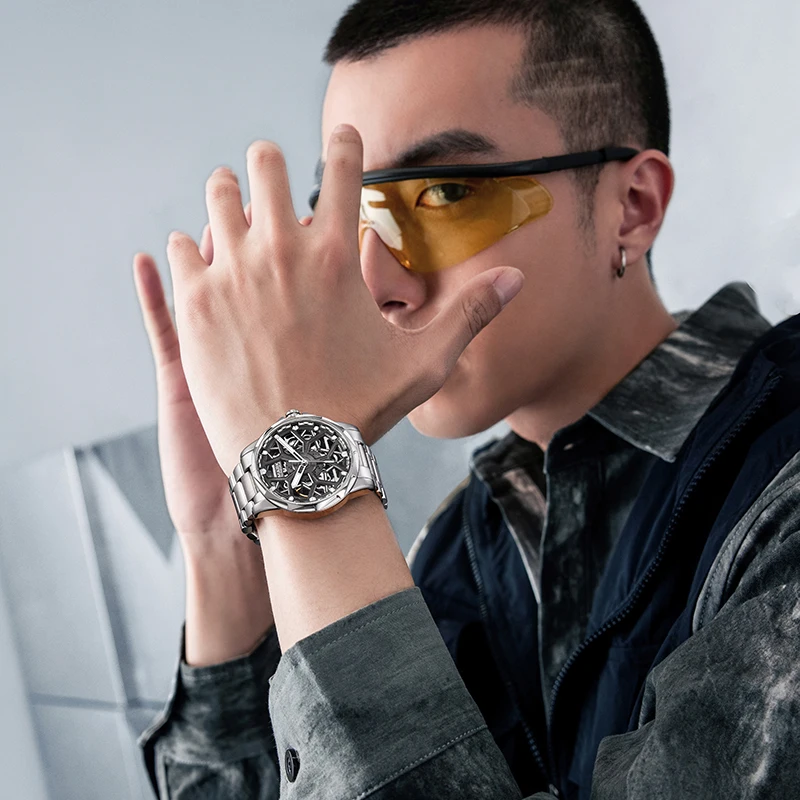 Luxury Skeleton Watch Fashion Classic Men's Wrist Watches Multi-function Automatic Mechanical Watch
Luxury Skeleton Watch Fashion Classic Men's Wrist Watches Multi-function Automatic Mechanical Watch