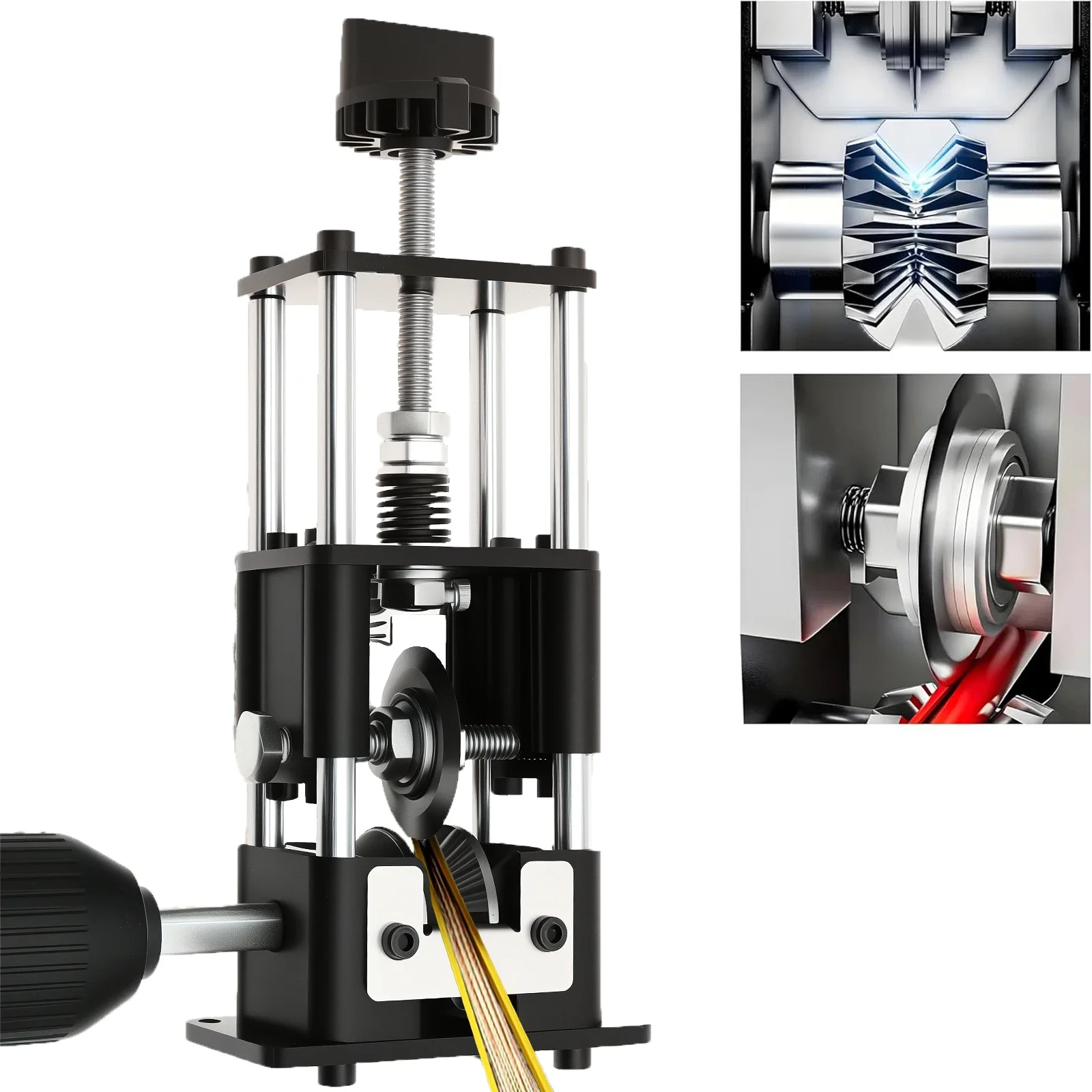 Manual Wire Stripping Machine Electric Drill Driven Cable Peeling Tool Portable Hand Crank Wire Peeler Scrap Wire Stripper 60m㎡
Manual Wire Stripping Machine Electric Drill Driven Cable Peeling Tool Portable Hand Crank Wire Peeler Scrap Wire Stripper 60m㎡