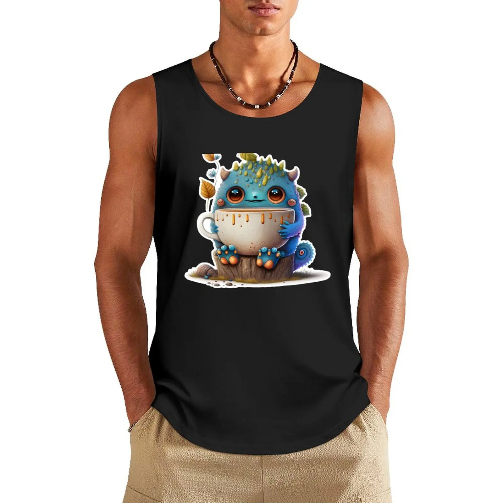 Cute Cute Creature with Hot Chocolate #2 Tank Top clothing men clothes for men Men's fitness t-shirt summer
Cute Cute Creature with Hot Chocolate #2 Tank Top clothing men clothes for men Men's fitness t-shirt summer