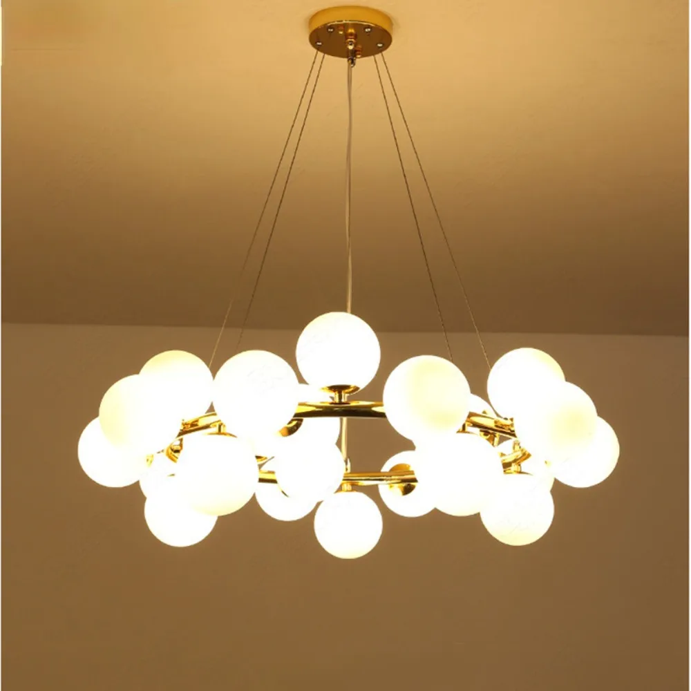 Modern LED Bubble Chandelier Lighting Pendant Lamp for Living Dining Room Luminaire Decoration Home Ceiling Lamp Fixtures
Modern LED Bubble Chandelier Lighting Pendant Lamp for Living Dining Room Luminaire Decoration Home Ceiling Lamp Fixtures