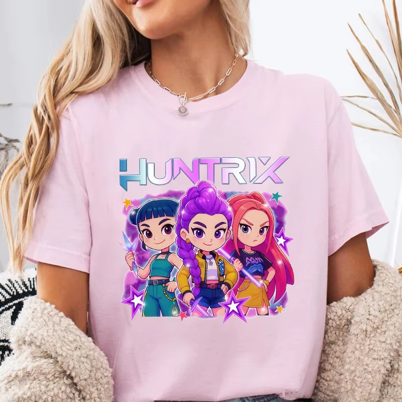 Hot Anime Kpop Demon Cute Hunters Mira Rumi Zoey Printed T Shirts Unisex Casual Tops Summer Short Sleeve Harajuku T Shirts 
Hot Anime Kpop Demon Cute Hunters Mira Rumi Zoey Printed T Shirts Unisex Casual Tops Summer Short Sleeve Harajuku T Shirts