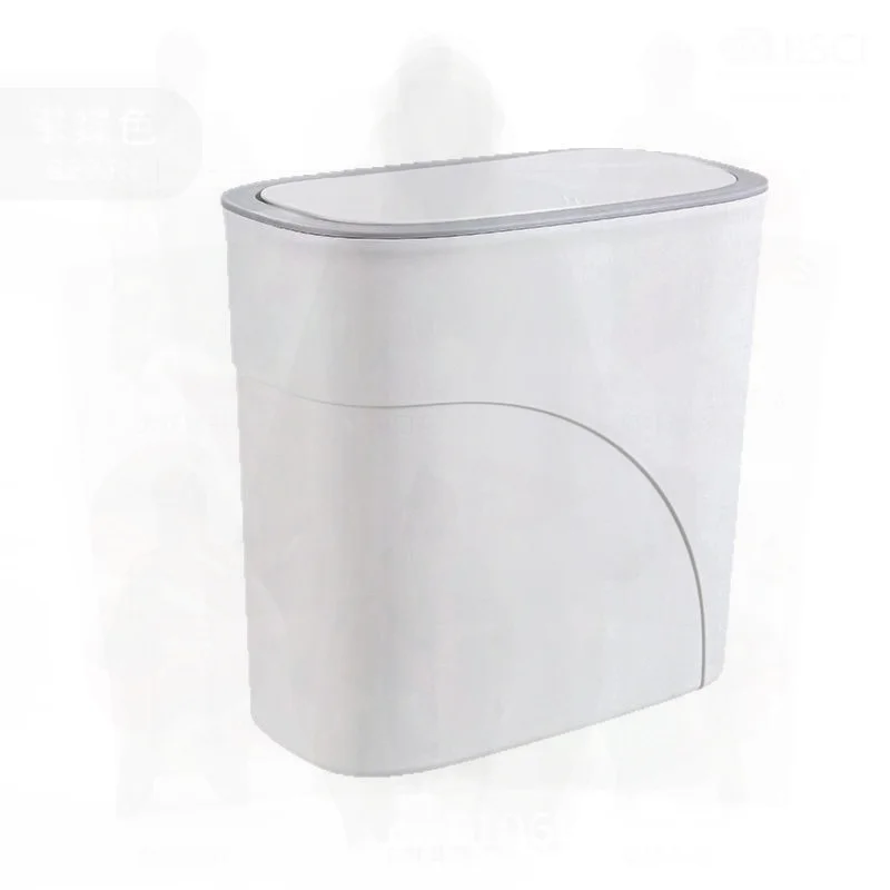 High-Value Toilet Bathroom Pop-Up Lid Trash Can 12L/15L Capacity Push-Type Kitchen Storage Bin Square White/Gray Plastic
High-Value Toilet Bathroom Pop-Up Lid Trash Can 12L/15L Capacity Push-Type Kitchen Storage Bin Square White/Gray Plastic