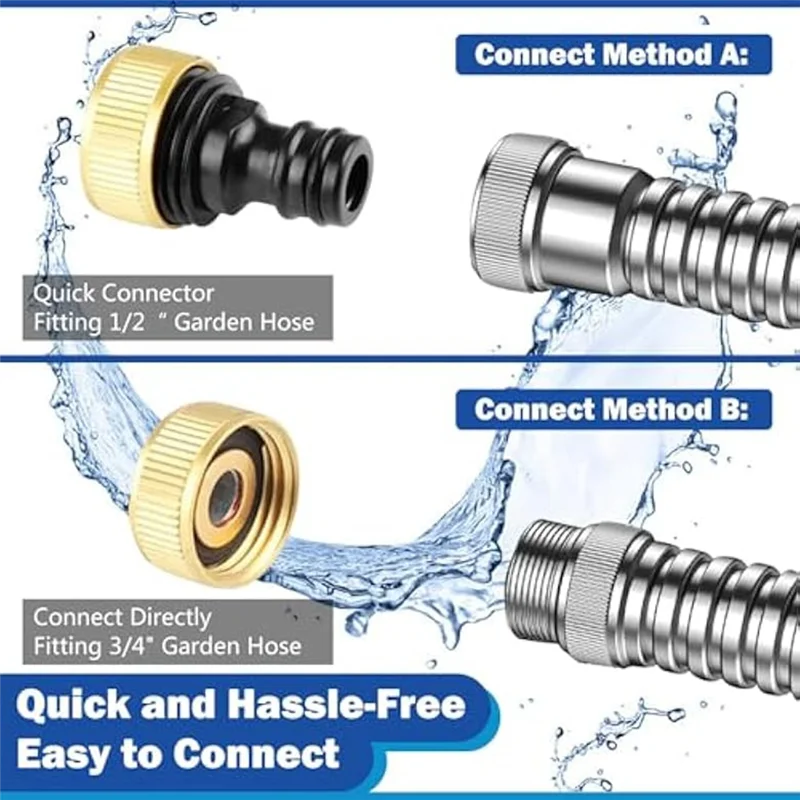 Струйная насадка для садового шланга, трубка для мойки высокого давления, инструмент для мойки высокого давления с 5 различными насадками и быстрым разъемом для шланга-ABGL
Струйная насадка для садового шланга, трубка для мойки высокого давления, инструмент для мойки высокого давления с 5 различными насадками и быстрым разъемом для шланга-ABGL