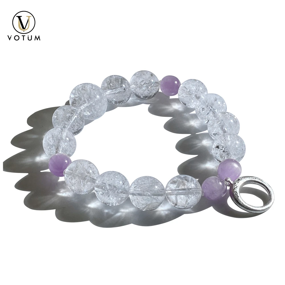 Votum Natural Clear Crystal Azeztulite Kunzite Stone 925 Silver Halo Charm Beads Bracelet for Women Gift Positive Energy Jewlery
Votum Natural Clear Crystal Azeztulite Kunzite Stone 925 Silver Halo Charm Beads Bracelet for Women Gift Positive Energy Jewlery