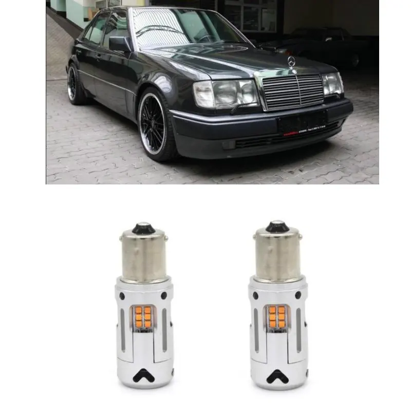 Canbus Turn signal Light For MERCEDES-Benz w124 Front and Rear turn signal 1556LM 26w No strobe Intelligent IC Decoding 2pc
Canbus Turn signal Light For MERCEDES-Benz w124 Front and Rear turn signal 1556LM 26w No strobe Intelligent IC Decoding 2pc