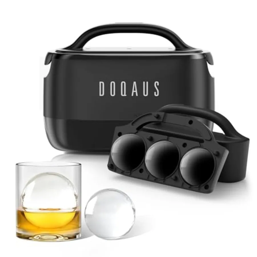 Clear Ice Ball Maker 2.5 Inch Clear Ice Cube Maker 2-in-1 Mold Creates 7 Spheres and Cubes for Whiskey Slow Melting Round Ice C
Clear Ice Ball Maker 2.5 Inch Clear Ice Cube Maker 2-in-1 Mold Creates 7 Spheres and Cubes for Whiskey Slow Melting Round Ice C