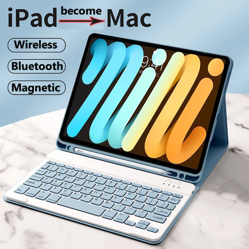 Беспроводной чехол Bluetooth для Redmi Pad SE 8,7 дюйма 4G 2024, магнитная клавиатура, подставка-фолио, чехол для планшета
Беспроводной чехол Bluetooth для Redmi Pad SE 8,7 дюйма 4G 2024, магнитная клавиатура, подставка-фолио, чехол для планшета