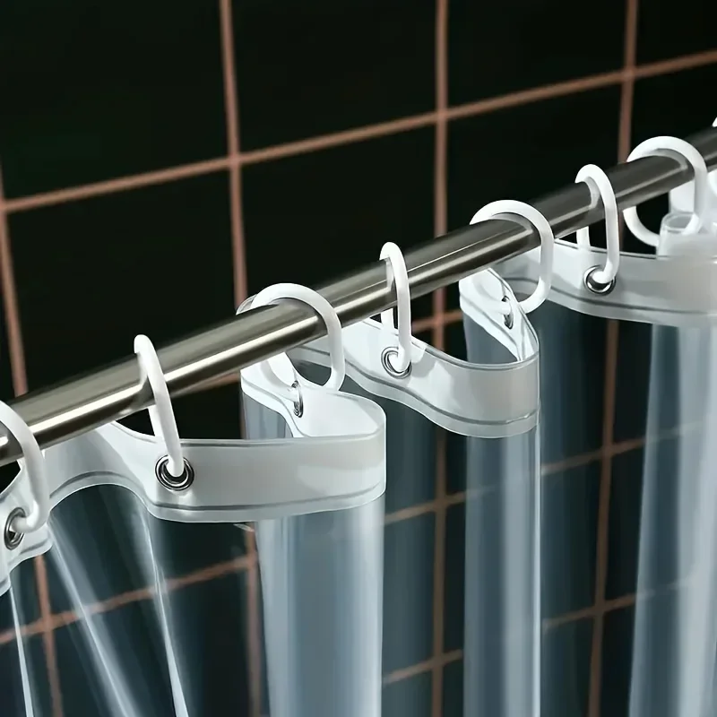 1 шт. прозрачная занавеска для душа с металлическими втулками и утяжеленными магнитами, легко вытираемая, устойчивая к плесени, подходит для ванной комнаты
1 шт. прозрачная занавеска для душа с металлическими втулками и утяжеленными магнитами, легко вытираемая, устойчивая к плесени, подходит для ванной комнаты