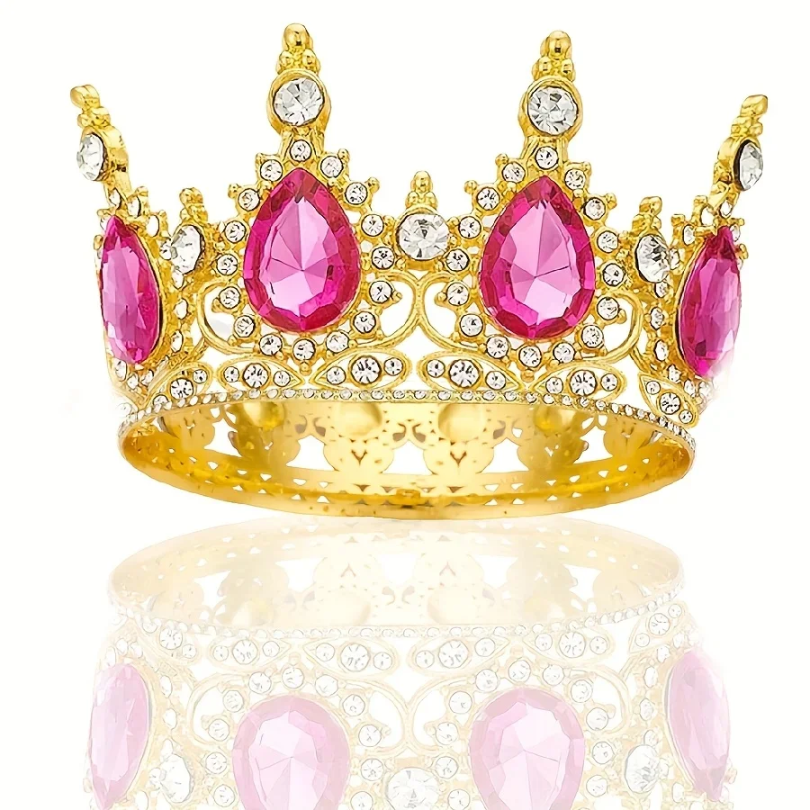 1Pcs Crown Cake Topper Mini Baby Crown Crystal Princess Tiara Rhinestone Crown Cake Decoration for Wedding Birthday Party
1Pcs Crown Cake Topper Mini Baby Crown Crystal Princess Tiara Rhinestone Crown Cake Decoration for Wedding Birthday Party