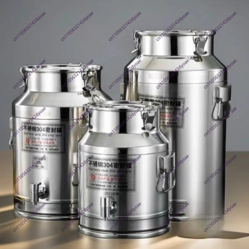 304 Thickened Stainless Steel Oil Drum Storage Sealed Barrel Receiving Wine Transportation Milk Barrel Brewing
304 Thickened Stainless Steel Oil Drum Storage Sealed Barrel Receiving Wine Transportation Milk Barrel Brewing