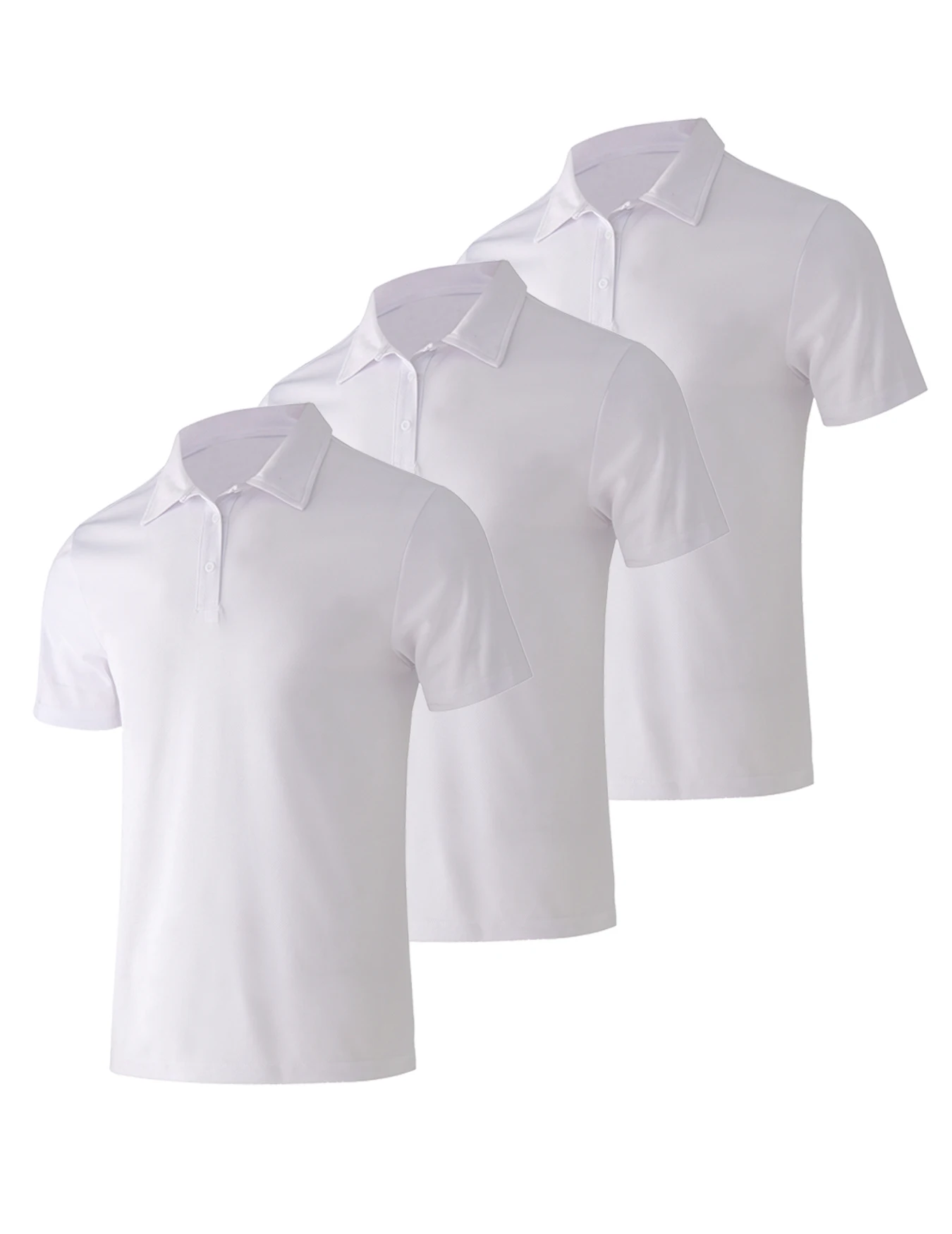 3-piece men's quick drying sport polo shirt stretchy slim fit summer solid color lapel short sleeved top
3-piece men's quick drying sport polo shirt stretchy slim fit summer solid color lapel short sleeved top