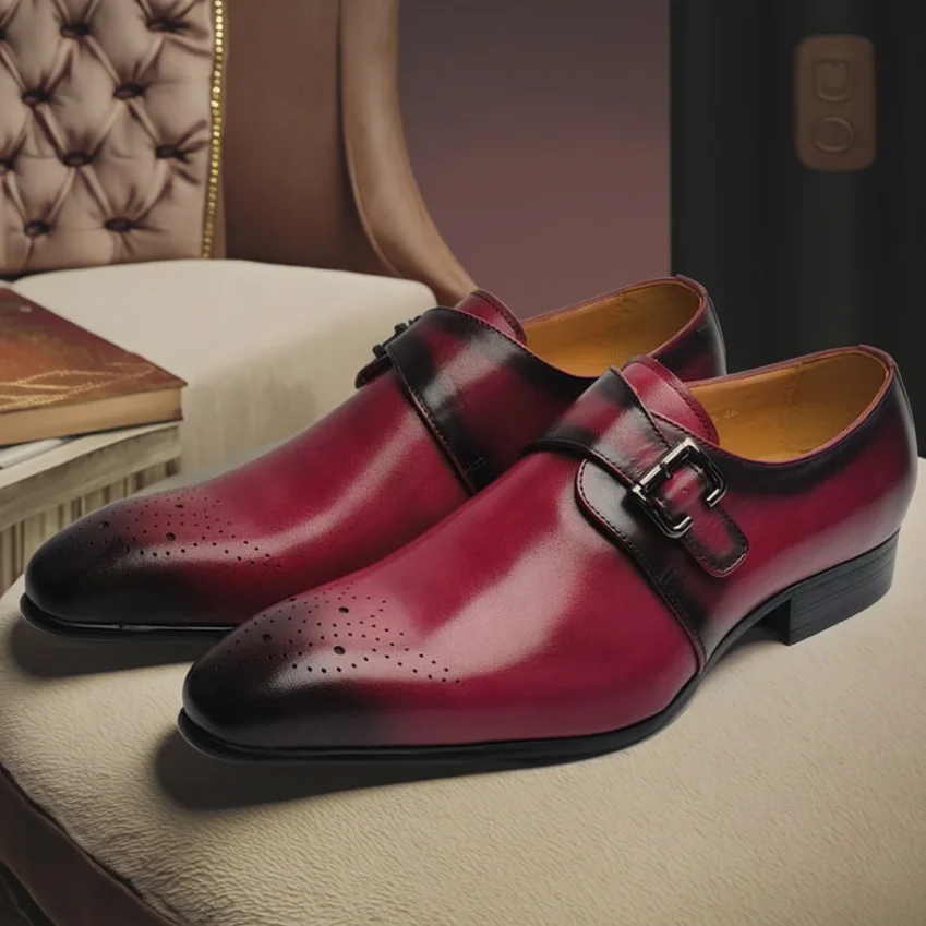 Formal Shoes for Men Classic Genuine Leather Oxfords Custom High Quality Metal Buttons Lofer Shoe Man New Styles Wedding Party
Formal Shoes for Men Classic Genuine Leather Oxfords Custom High Quality Metal Buttons Lofer Shoe Man New Styles Wedding Party