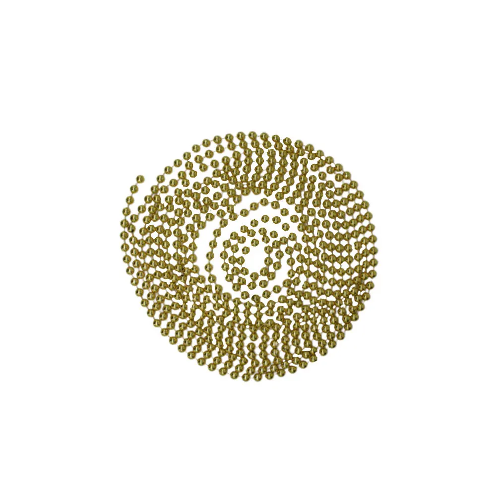 5M Roll 8Mm Plated Gold Beads Chain Glossy Uniform Surface For Wedding Christmas Diy Decoration String Beads Garland Craft Party
5M Roll 8Mm Plated Gold Beads Chain Glossy Uniform Surface For Wedding Christmas Diy Decoration String Beads Garland Craft Party