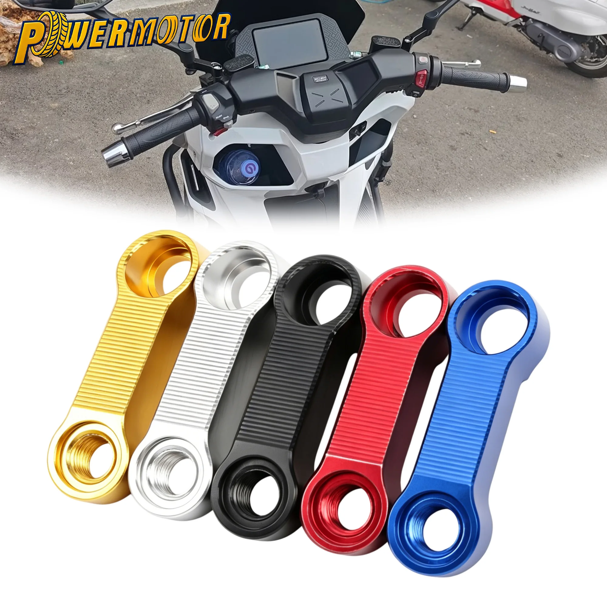 Motorcycle 10MM Rearview Mirror Accessory Electric Bike Modification Front-mounted Adapter Extended Base Screw Bracket
Motorcycle 10MM Rearview Mirror Accessory Electric Bike Modification Front-mounted Adapter Extended Base Screw Bracket