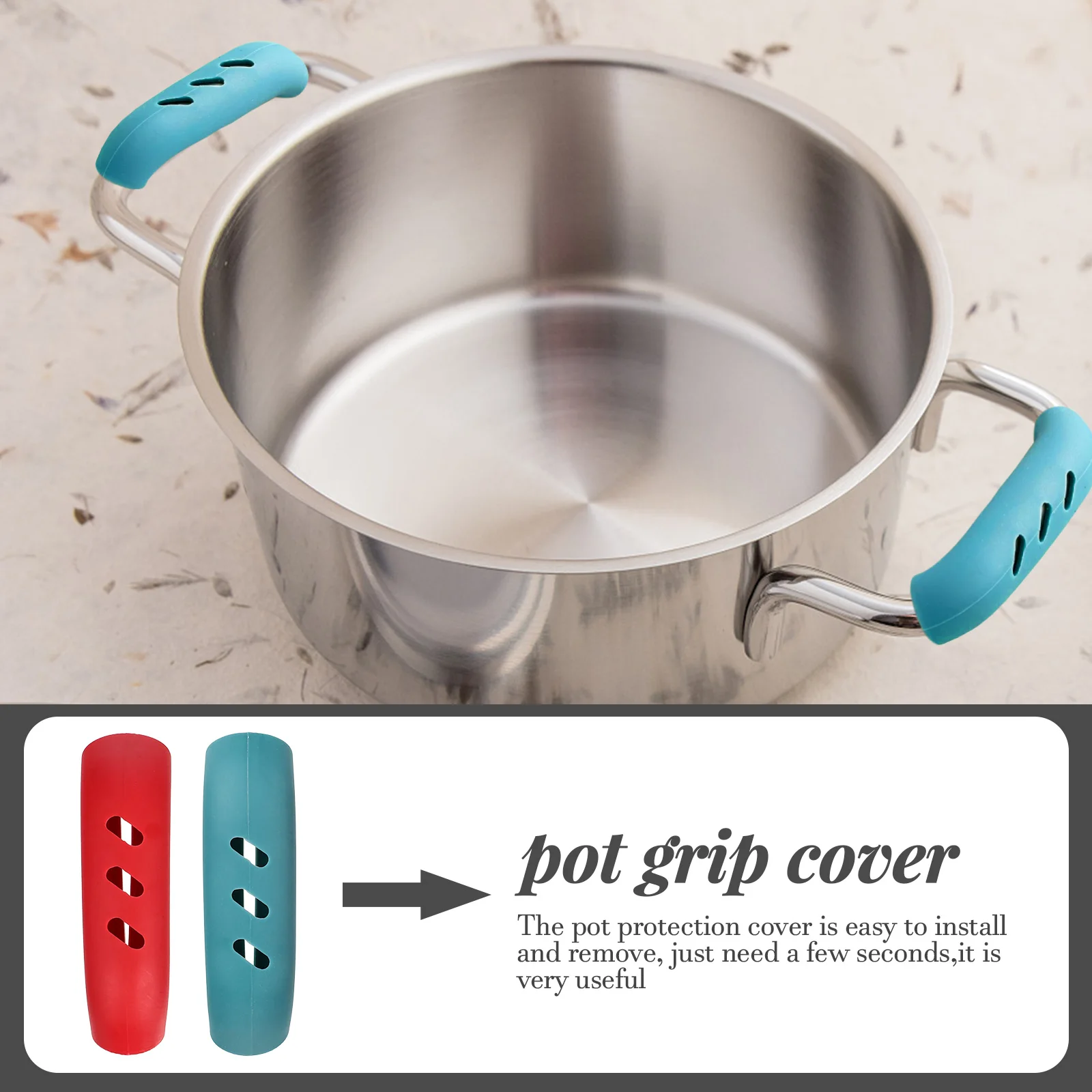 20pcs Silicone Pot Handle Covers Heat Resistant Anti Scalding Cookware Protection Wok Saucepan Kitchen Supplies
20pcs Silicone Pot Handle Covers Heat Resistant Anti Scalding Cookware Protection Wok Saucepan Kitchen Supplies
