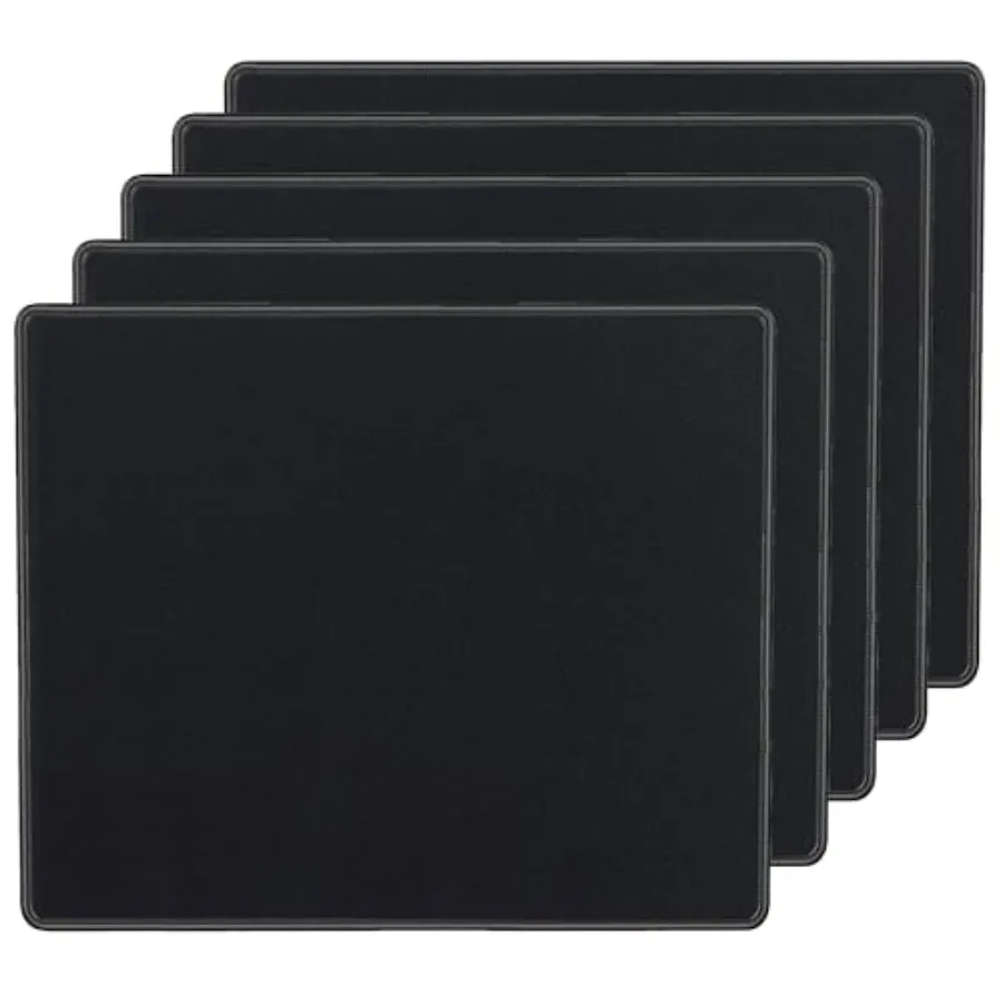 5 Pack 2mm Mouse Pad with Stitched Edges Non-Slip Rubber Base, Premium-Textured and Waterproof Mousepads Bulk, Mouse Pad for Co
5 Pack 2mm Mouse Pad with Stitched Edges Non-Slip Rubber Base, Premium-Textured and Waterproof Mousepads Bulk, Mouse Pad for Co