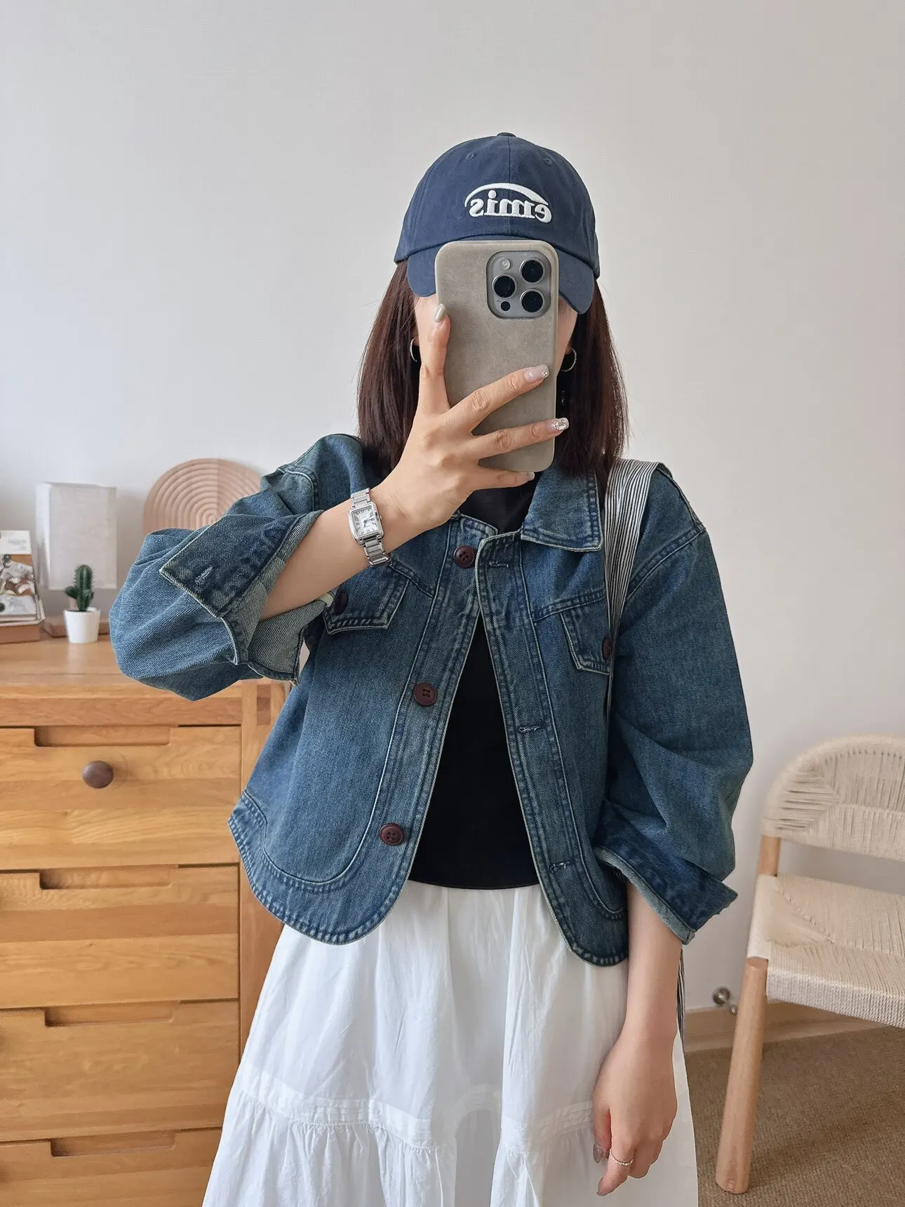 Casual Retro ort Coat Jaet Small Turn-down Collar round Hemline Women's Early Spring New Faion Outerwear Top
Casual Retro ort Coat Jaet Small Turn-down Collar round Hemline Women's Early Spring New Faion Outerwear Top