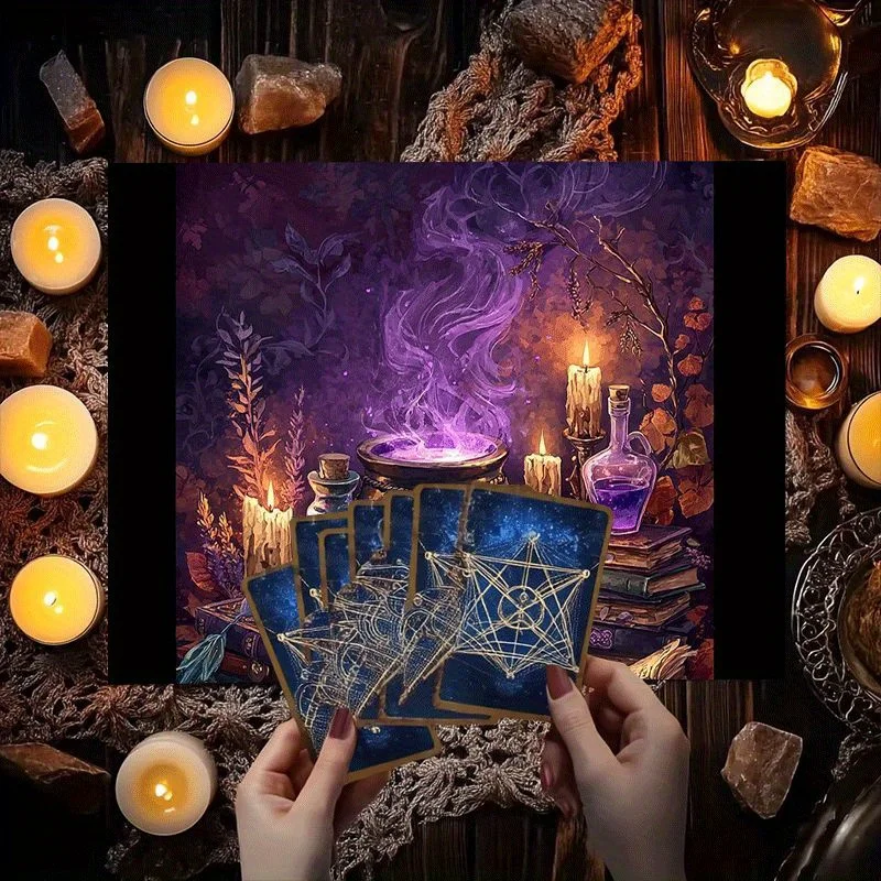 VIKAMA Tarot Tablecloth And Altar Cloth, Suitable For Divination, Tarot Readings, Party Games, And Mystical Decor For Tarot.
VIKAMA Tarot Tablecloth And Altar Cloth, Suitable For Divination, Tarot Readings, Party Games, And Mystical Decor For Tarot.