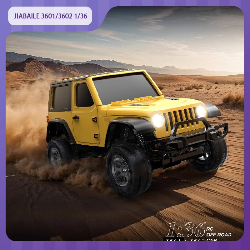 JIABAILE 3601/3602 1/36 Rc Car 4WD Full-Scale Rc Climbing Remote Control Car 2.4g Electric Lighting Cars Model Toy Holiday Gift
JIABAILE 3601/3602 1/36 Rc Car 4WD Full-Scale Rc Climbing Remote Control Car 2.4g Electric Lighting Cars Model Toy Holiday Gift