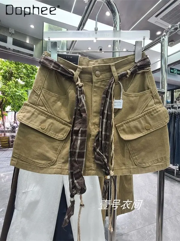 2026 New Versatile High-Waisted Slimming Denim A-Line Skirt with Pocket Design and Belt
2026 New Versatile High-Waisted Slimming Denim A-Line Skirt with Pocket Design and Belt