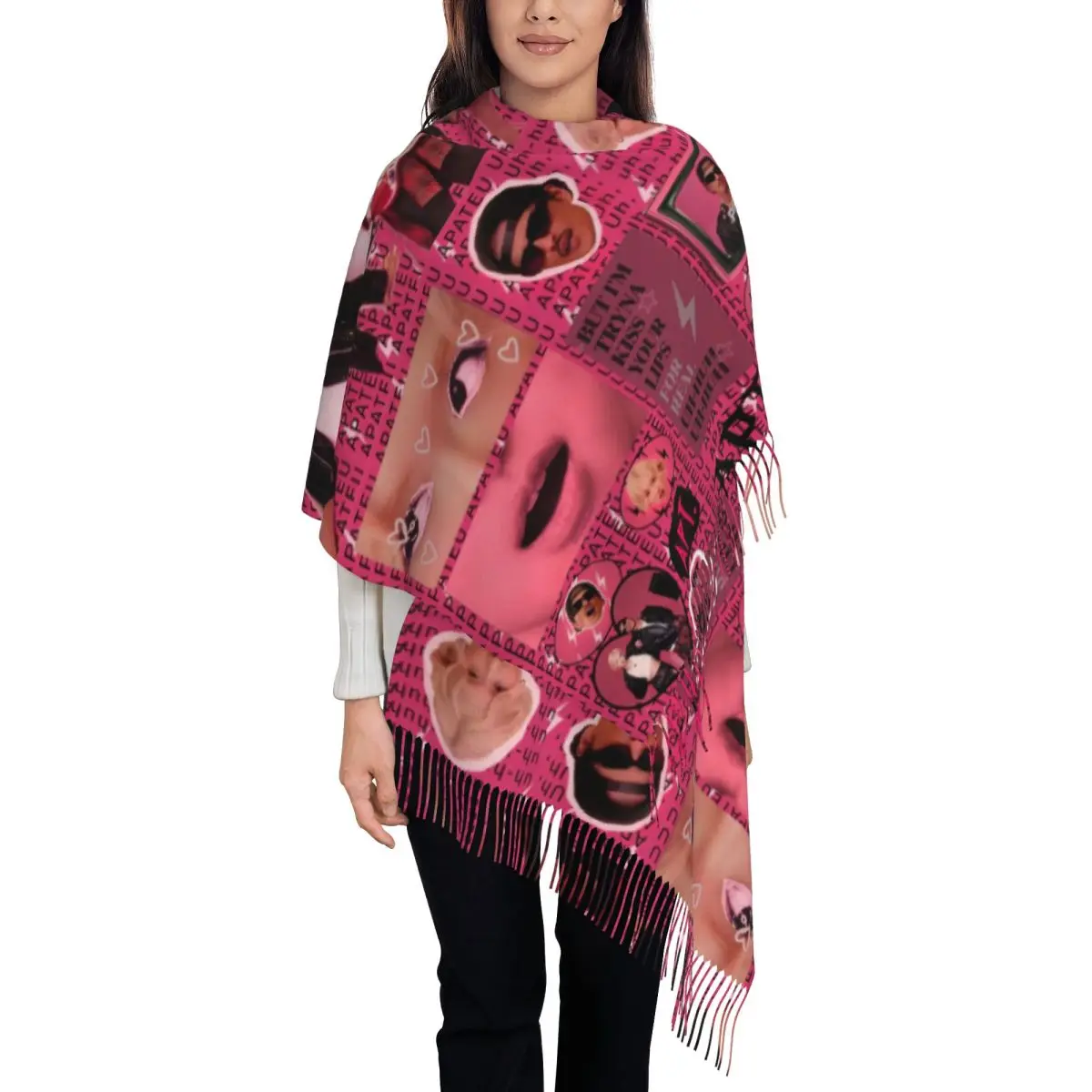 Женский шарф с кисточками Kpop Rose APT Roseanne Park MBE, мягкие шали, женские зимне-осенние шарфы на заказ
Женский шарф с кисточками Kpop Rose APT Roseanne Park MBE, мягкие шали, женские зимне-осенние шарфы на заказ