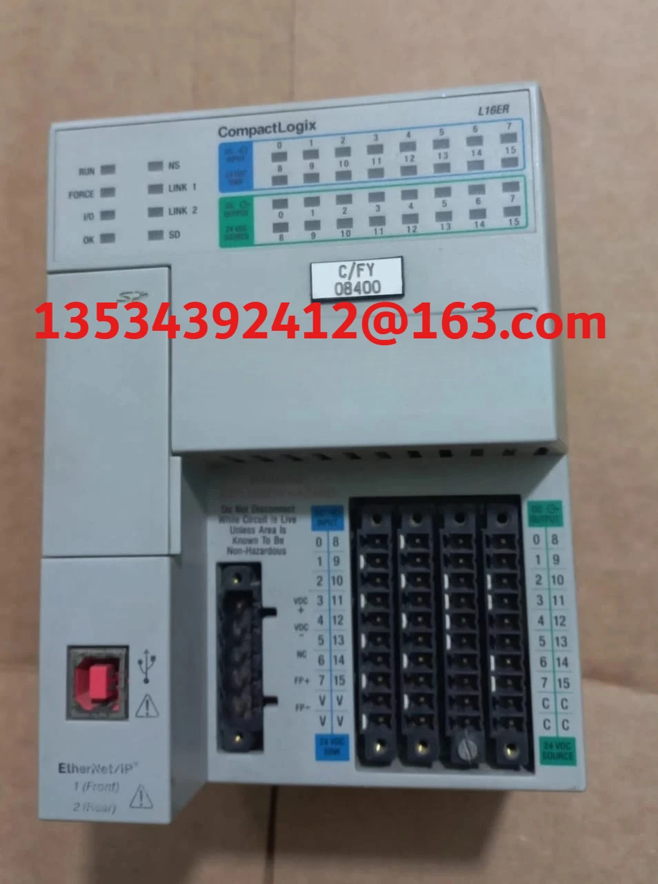 Used For Allen-Bradley 1769-L16ER-BB1B SER A CompactLogix Controller 1769-L16ER-BB1B 
Used For Allen-Bradley 1769-L16ER-BB1B SER A CompactLogix Controller 1769-L16ER-BB1B