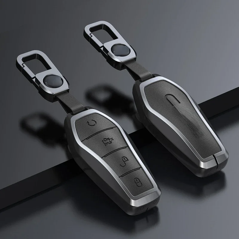 For BYD Han Song Plus Pro EV DMI 2021 2022 2023 2024 Simple Style Handmade Zinc Alloy + Leather Car Remote Key Case Cover
For BYD Han Song Plus Pro EV DMI 2021 2022 2023 2024 Simple Style Handmade Zinc Alloy + Leather Car Remote Key Case Cover