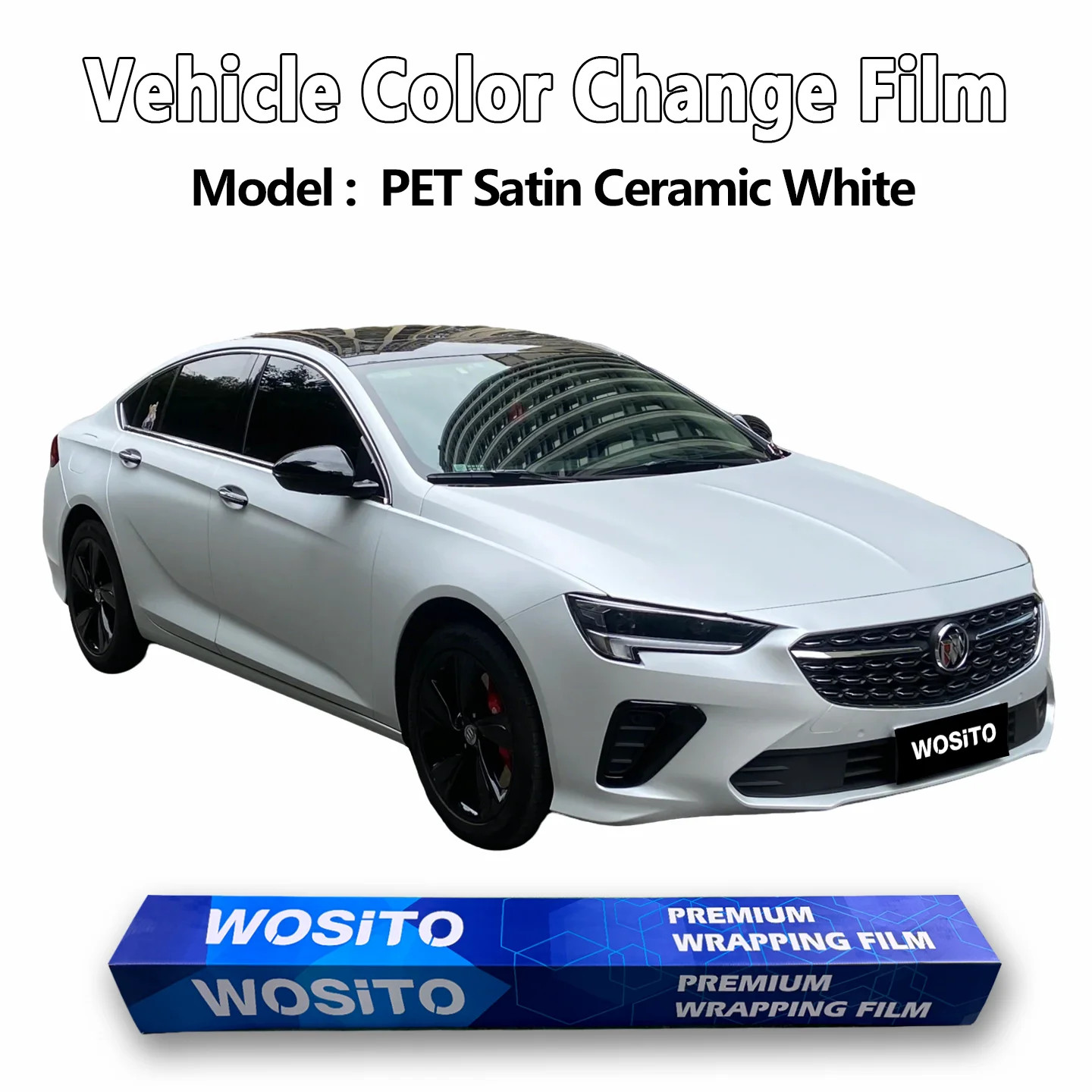 PET Satin Ceramic White Car Wrap Vinyl Roll Matte Automotive Styling Film Full Body OEM Factory Wholesale
PET Satin Ceramic White Car Wrap Vinyl Roll Matte Automotive Styling Film Full Body OEM Factory Wholesale