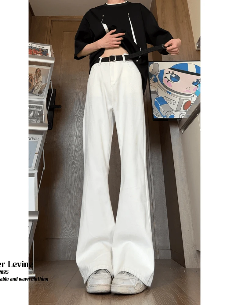 Pure White Spicy Men's High Waist Long Jeans American Sle Slim Fit Straight Leg Jeans Youth Trendy Cotton Polyester Blend
Pure White Spicy Men's High Waist Long Jeans American Sle Slim Fit Straight Leg Jeans Youth Trendy Cotton Polyester Blend