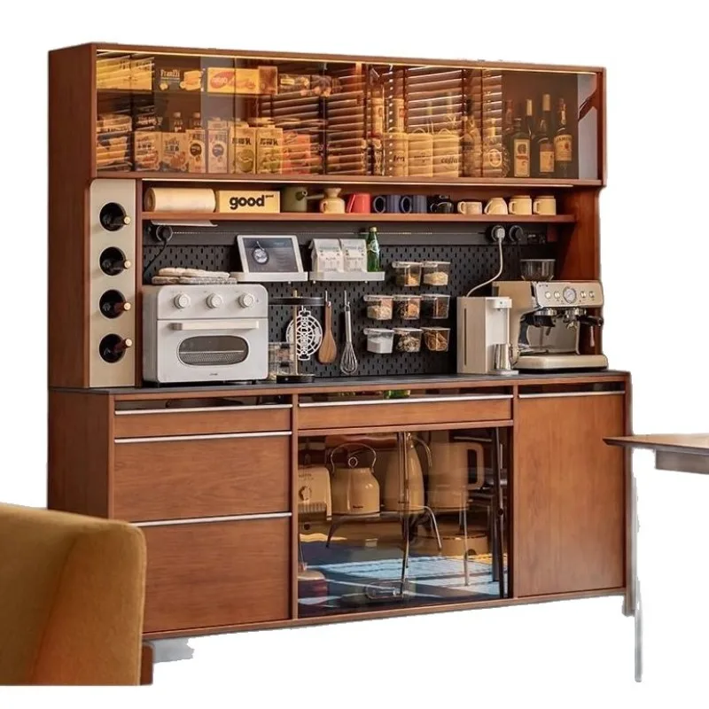 Italian retro solid wood French side cabinet rock slab against the wall integrated locker living room locker medieval
Italian retro solid wood French side cabinet rock slab against the wall integrated locker living room locker medieval