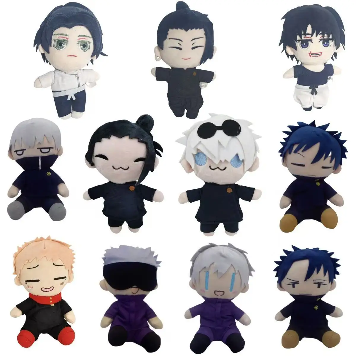 Мягкие игрушки и плюшевые Gojo Saturo Geto Suguru Jujutsu Kaisen, плюшевый милый мягкий коллекционный реквизит для косплея
Мягкие игрушки и плюшевые Gojo Saturo Geto Suguru Jujutsu Kaisen, плюшевый милый мягкий коллекционный реквизит для косплея