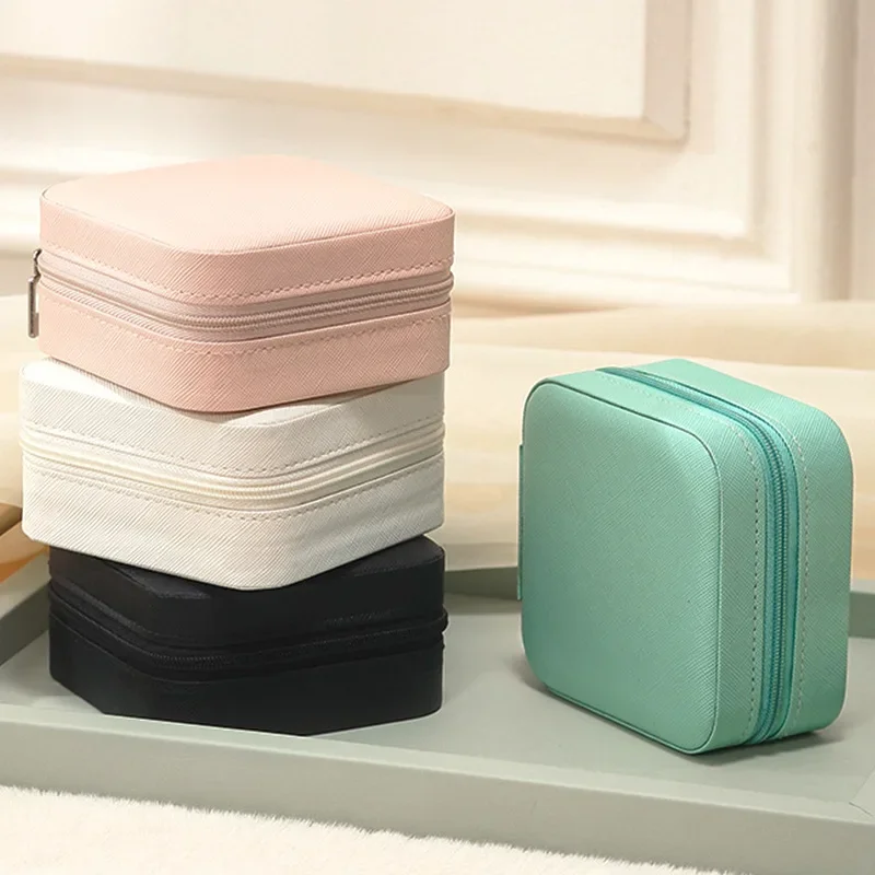 Portable Mini Jewelry Storage Box Travel Organizer Jewelry Case Leather Storage Earrings Necklace Ring Jewelry Organizer Display
Portable Mini Jewelry Storage Box Travel Organizer Jewelry Case Leather Storage Earrings Necklace Ring Jewelry Organizer Display