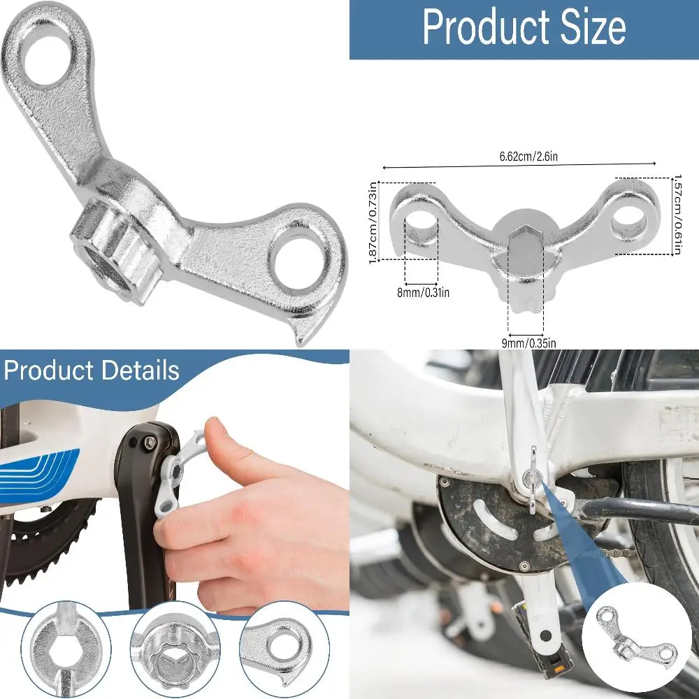 Efficient Adjustable Sturdy Bike Crank Arm Removal Tool - Effortless Long-Lasting Maintenance Solution for Easy Smooth Crank Adj
Efficient Adjustable Sturdy Bike Crank Arm Removal Tool - Effortless Long-Lasting Maintenance Solution for Easy Smooth Crank Adj