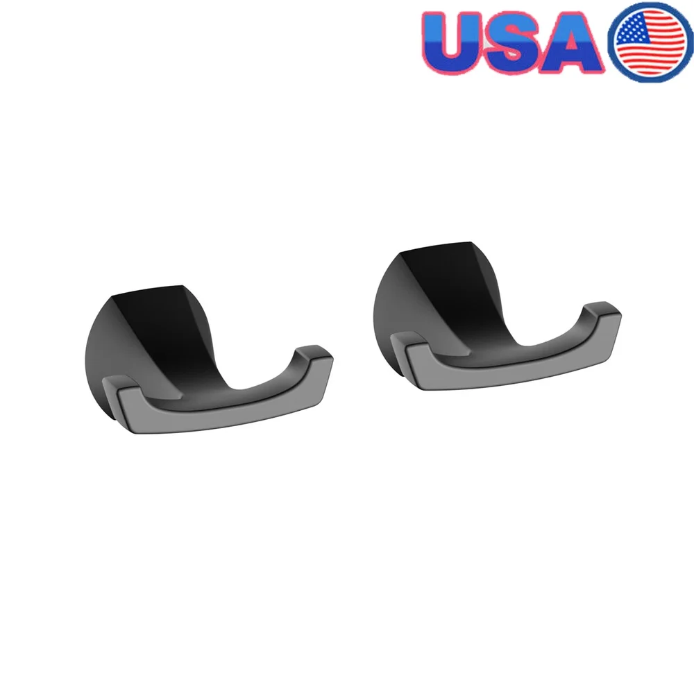 Simple Flare Wall Mount Robe Hooks 2 Pack Matte Black Easy Install Durable Metal Towel Coat Bag Hat Key Hooks
Simple Flare Wall Mount Robe Hooks 2 Pack Matte Black Easy Install Durable Metal Towel Coat Bag Hat Key Hooks