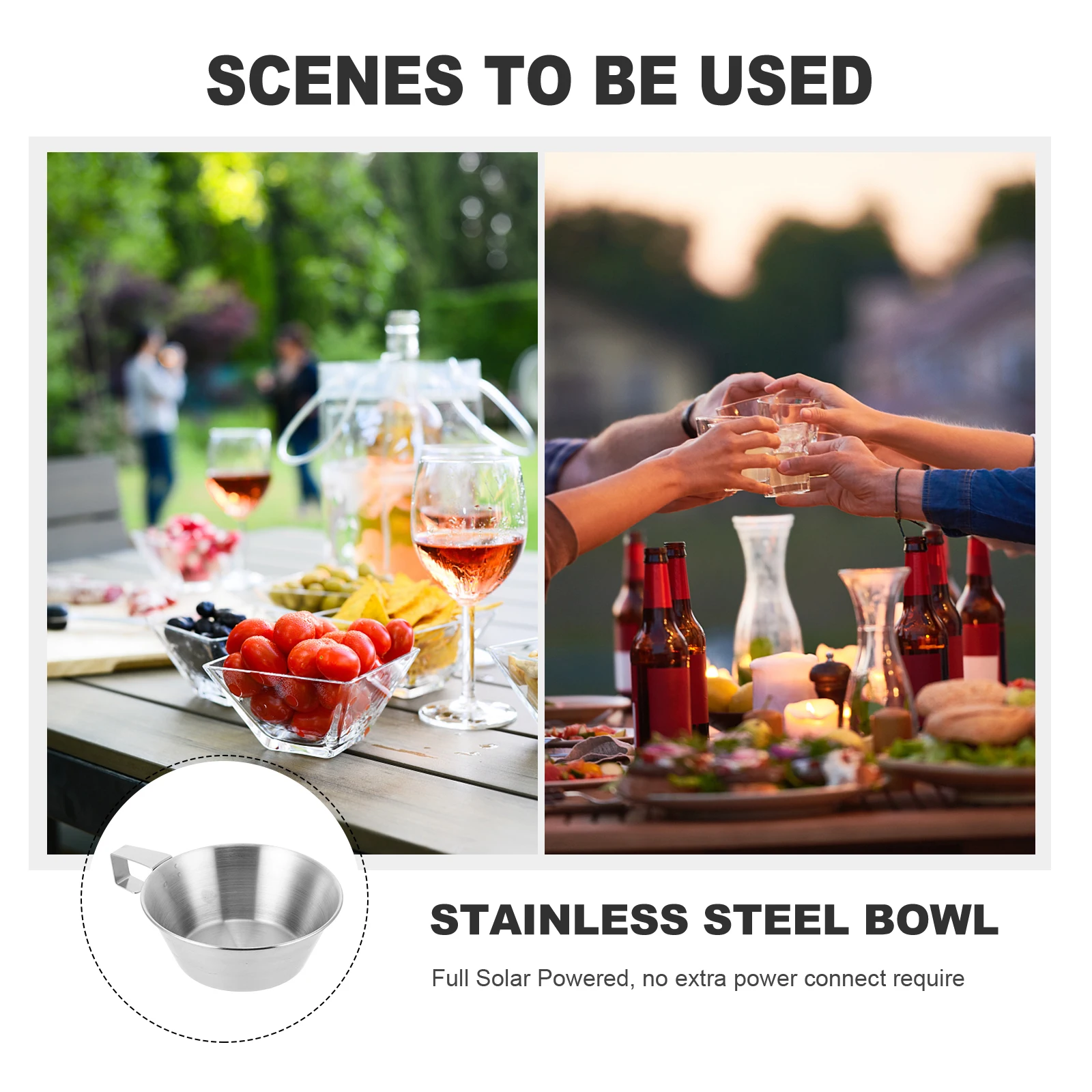 1pc Stainless Steel Outdoor Bowl Lightweight Portable Camping Eating Bowl Foldable Handle For Hiking Picnic Travel Cookware Set
1pc Stainless Steel Outdoor Bowl Lightweight Portable Camping Eating Bowl Foldable Handle For Hiking Picnic Travel Cookware Set