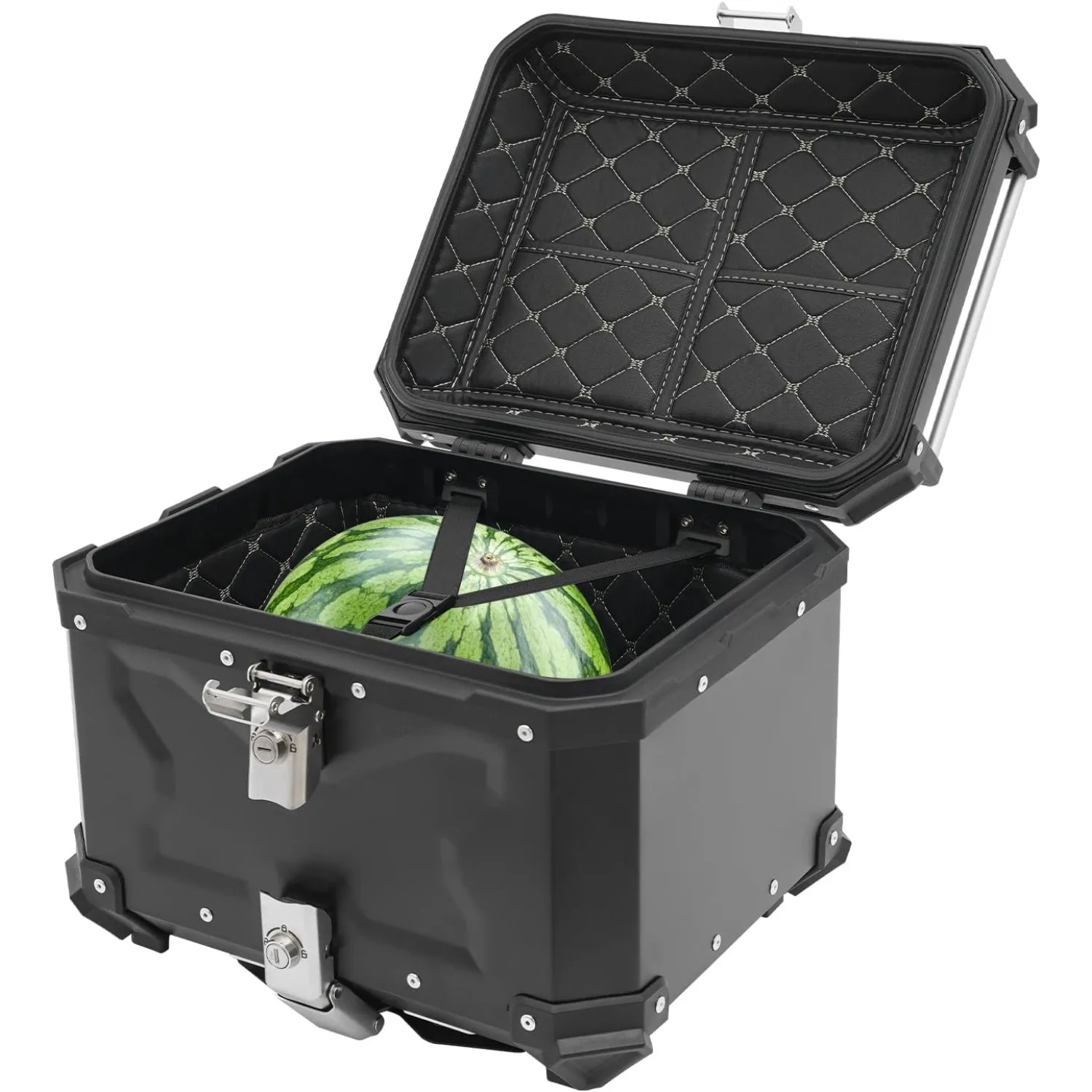 Motorcycle Top Case 45L, Universal Aluminum Alloy Motorbike Tail Box, Motorbike Tail Box Trunk Tour Storage Carrier Case
Motorcycle Top Case 45L, Universal Aluminum Alloy Motorbike Tail Box, Motorbike Tail Box Trunk Tour Storage Carrier Case