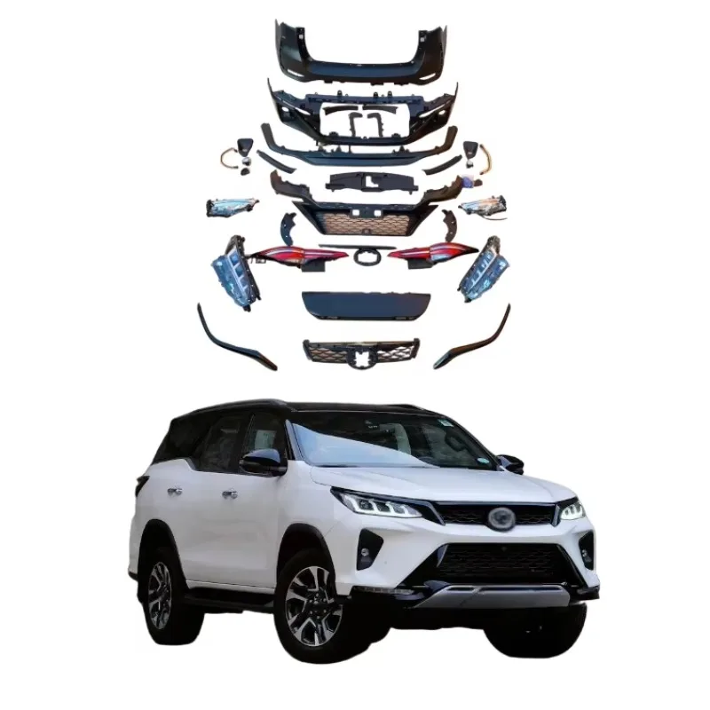 Modification Easy Install for To-Yo-Ta Fortuner 2017-2022 Upgrade to Fortuner Legender Classic Style Bodykit LED Headlights Tail
Modification Easy Install for To-Yo-Ta Fortuner 2017-2022 Upgrade to Fortuner Legender Classic Style Bodykit LED Headlights Tail