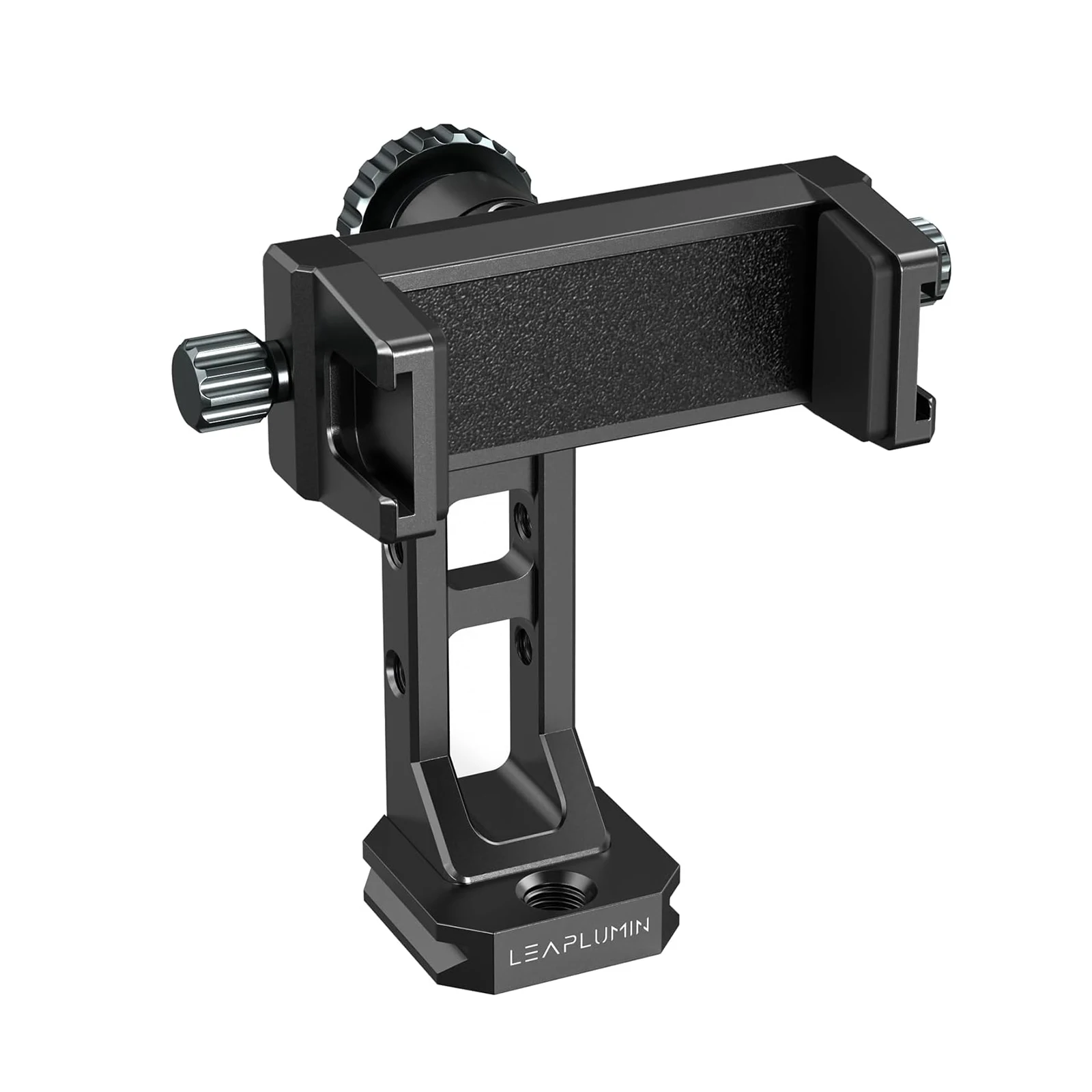 Metal Phone Mount for Tripod with 2 Cold Shoes, Phone Holder Stand with 1/4" Screw Mount, Support Vertical & Horizontal Rotate
Metal Phone Mount for Tripod with 2 Cold Shoes, Phone Holder Stand with 1/4" Screw Mount, Support Vertical & Horizontal Rotate