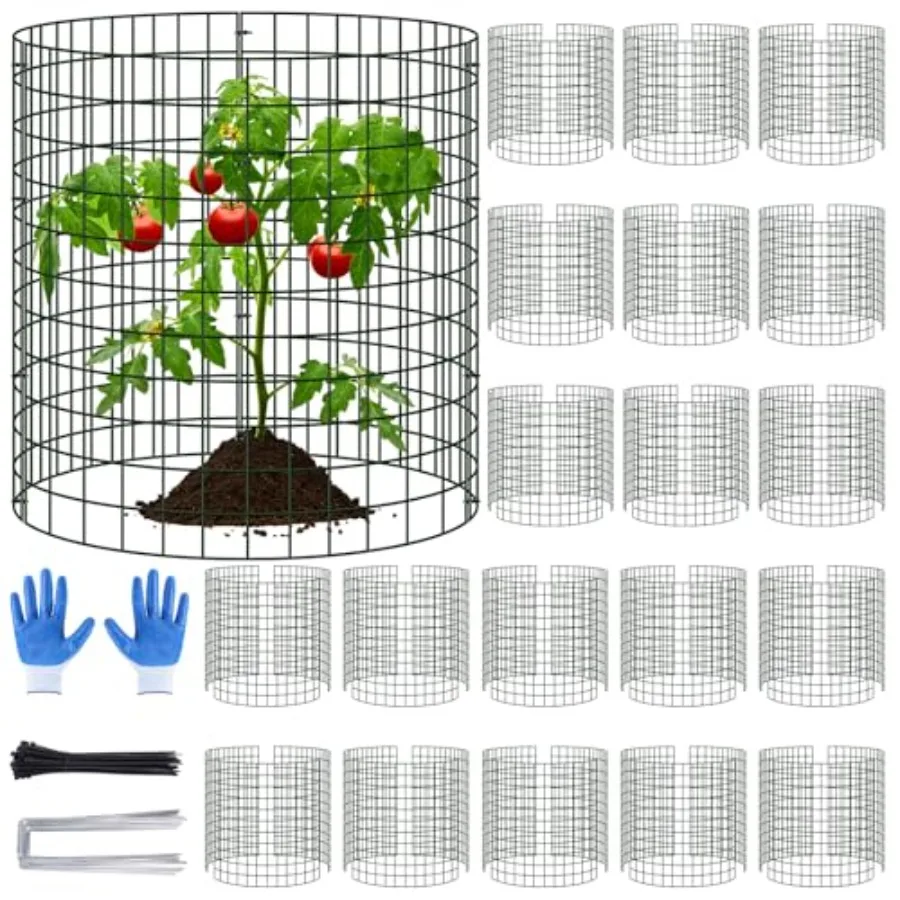 Outdoor plant cages: pre-bent metal mesh black 60pcs 13.5 dia x 14 h squirrel and chicken protection for vegetables flowers shr
Outdoor plant cages: pre-bent metal mesh black 60pcs 13.5 dia x 14 h squirrel and chicken protection for vegetables flowers shr