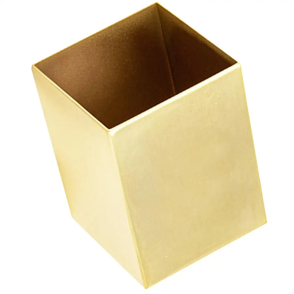 Stainless Steel Holder Square Desktop Pen Organizer Container Golden Office Desk Accessory Marker Organizer Storage Cup
Stainless Steel Holder Square Desktop Pen Organizer Container Golden Office Desk Accessory Marker Organizer Storage Cup