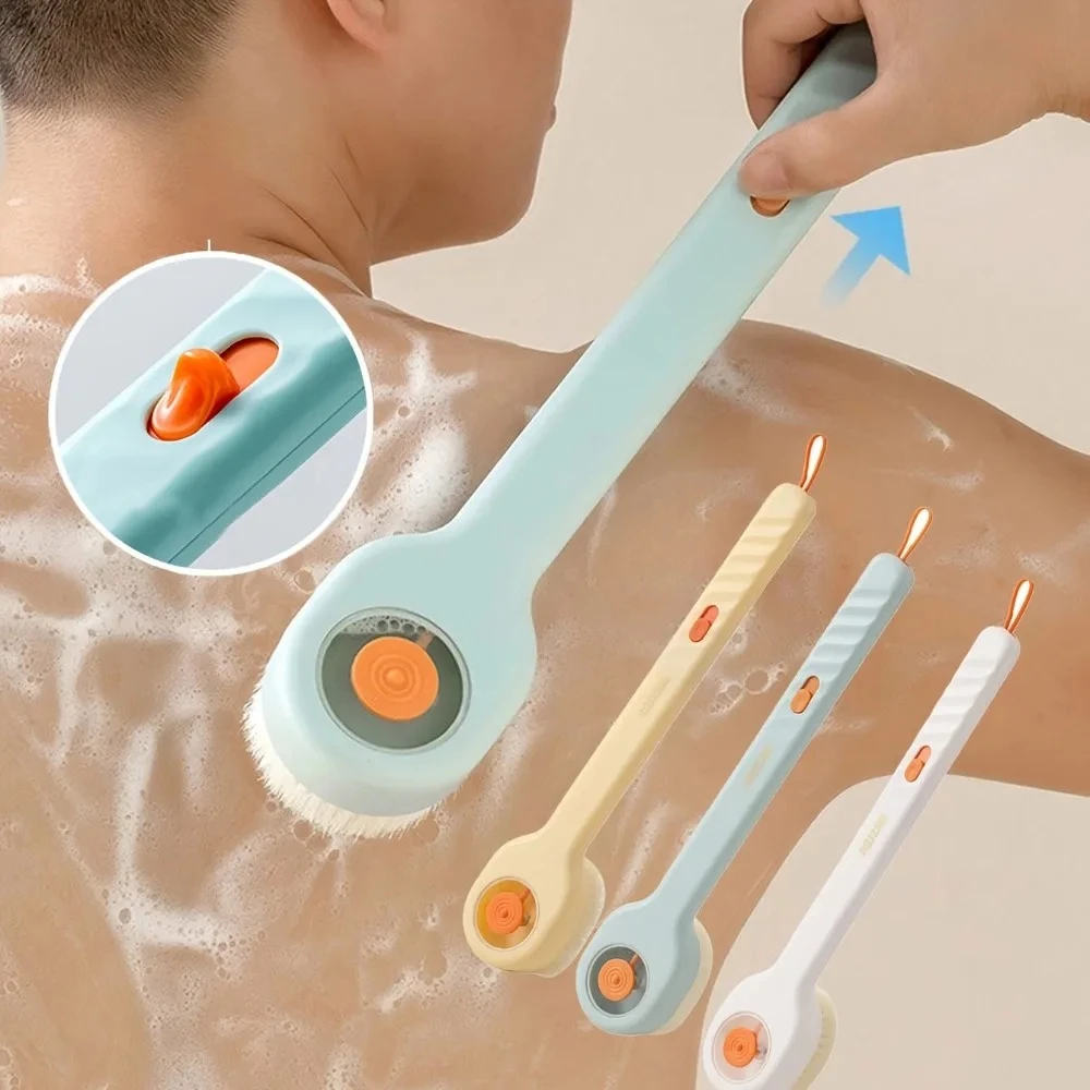 Liquid Filled Long Handle Bath Brush Head Back Exfoliating Scrubber Shower Body Cleaner Hard To Reach Back Cleaning Accessory
Liquid Filled Long Handle Bath Brush Head Back Exfoliating Scrubber Shower Body Cleaner Hard To Reach Back Cleaning Accessory