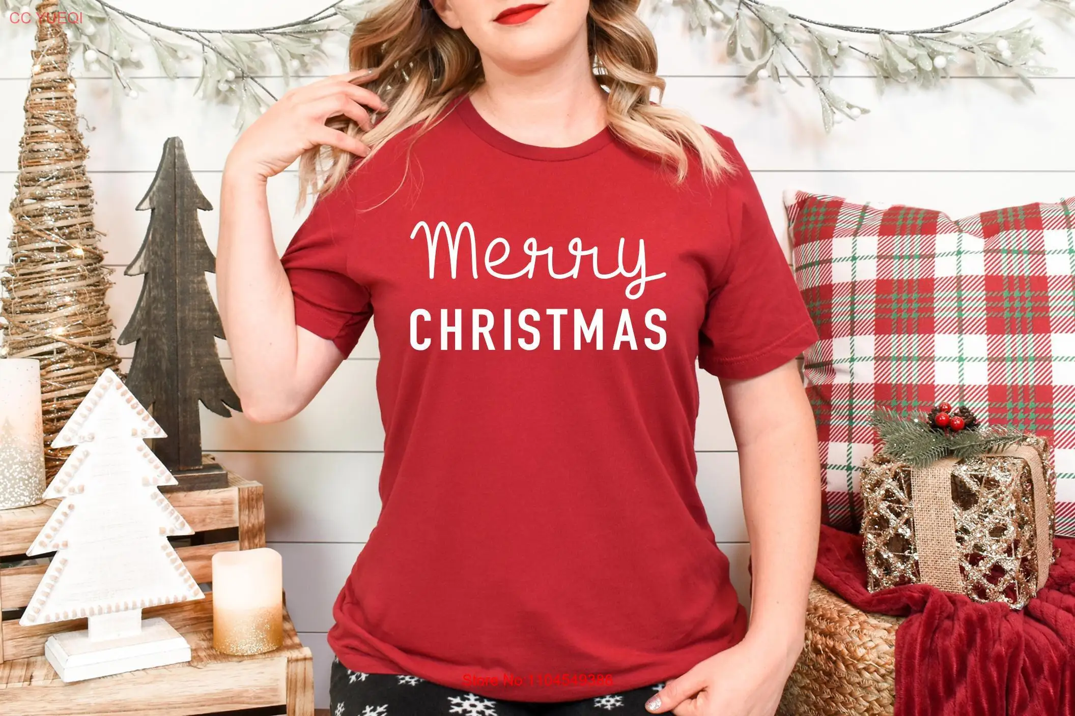Christmas SweaT T Shirt Women's for Women Merry long or short sleeves
Christmas SweaT T Shirt Women's for Women Merry long or short sleeves