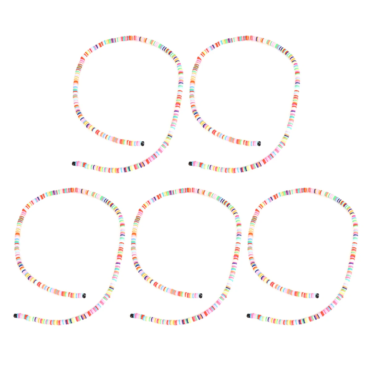 5 Packs Flat Round Spacer Beads Polymer Clay Bright Colors Jewelry Making Necklace Bracelet Accessories Lightweight Durable
5 Packs Flat Round Spacer Beads Polymer Clay Bright Colors Jewelry Making Necklace Bracelet Accessories Lightweight Durable