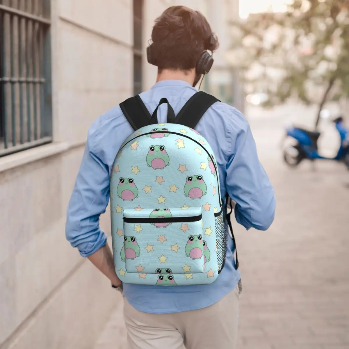 Cute Cartoon Frog And Star Pattern Backpack Boys Girls BookBag Children School Bag Laptop Shoulder Bags for Men Women
Cute Cartoon Frog And Star Pattern Backpack Boys Girls BookBag Children School Bag Laptop Shoulder Bags for Men Women
