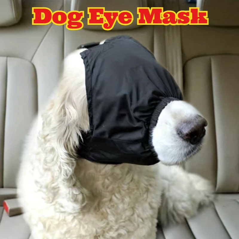 Dog Eye Mask Car Sickness Relief Calming Pet Travel Accessory Light Blocking Stress Reducing Soft Comfortable Anxiety Solution
Dog Eye Mask Car Sickness Relief Calming Pet Travel Accessory Light Blocking Stress Reducing Soft Comfortable Anxiety Solution